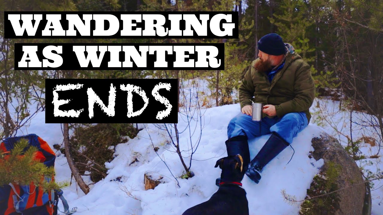 Wandering in the Woods as Winter Ends in Canada | Pasta on a Gas Burner Stove
