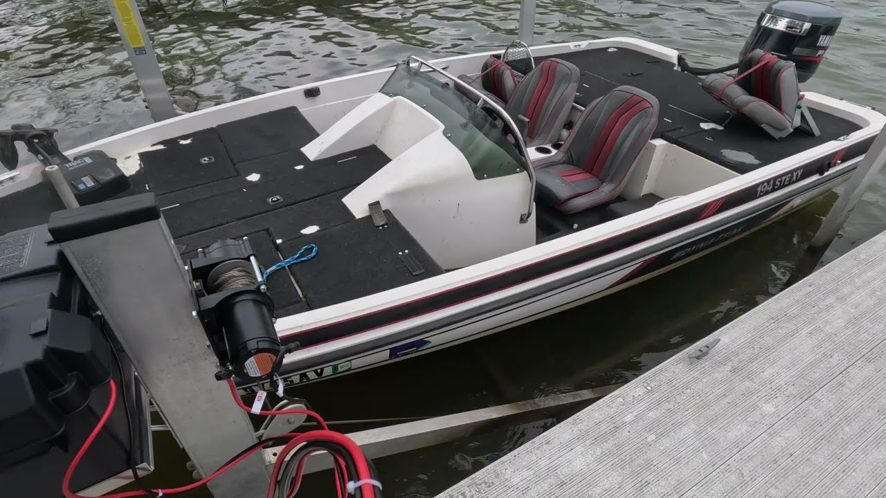 Changing Manual Boatlift into a Motorized Lift. Inexpensive workaround.