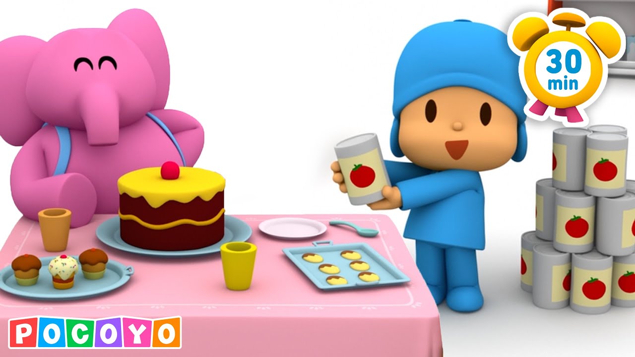 Pocoyo 🇩🇪 DEUTSCH | 🍎 Pocoyo's Supermarkt 🧀 [30 min]| Offizieller Kanal Zeichentrickfilme für Kinder