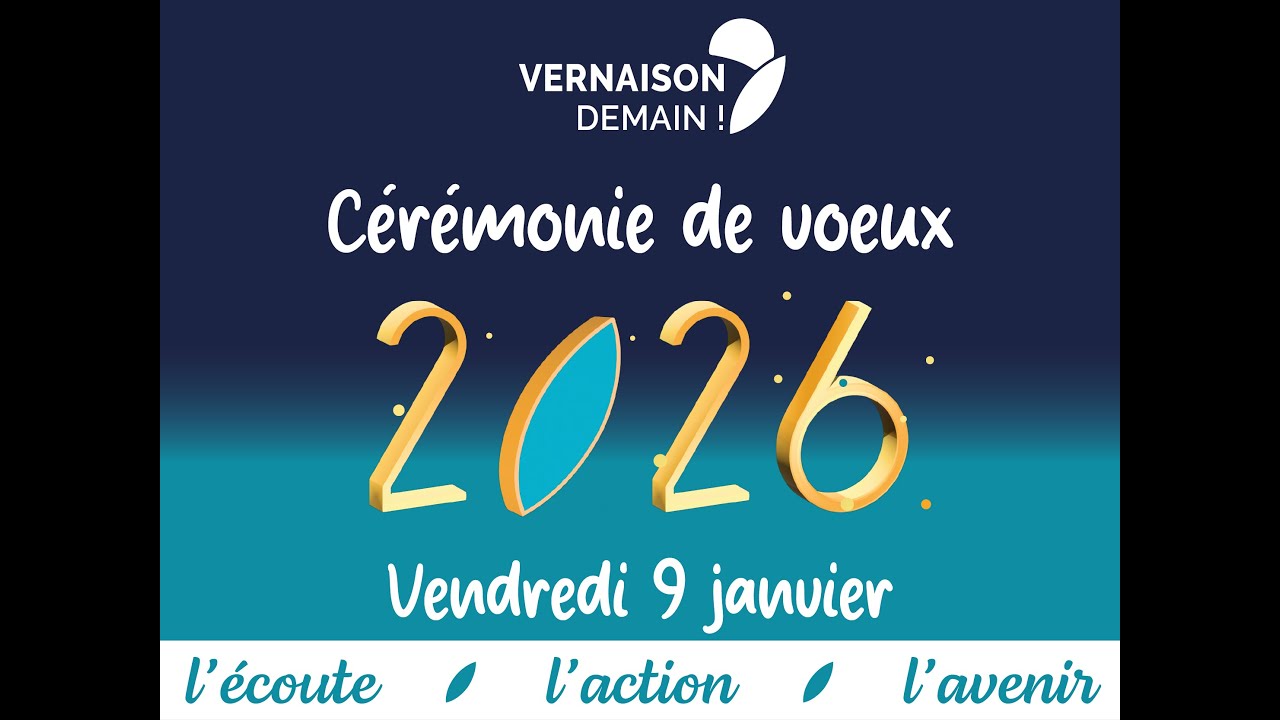 Voeux 2026 de Vernaison Demain !, liste candidate aux élections municipales de Vernaison.