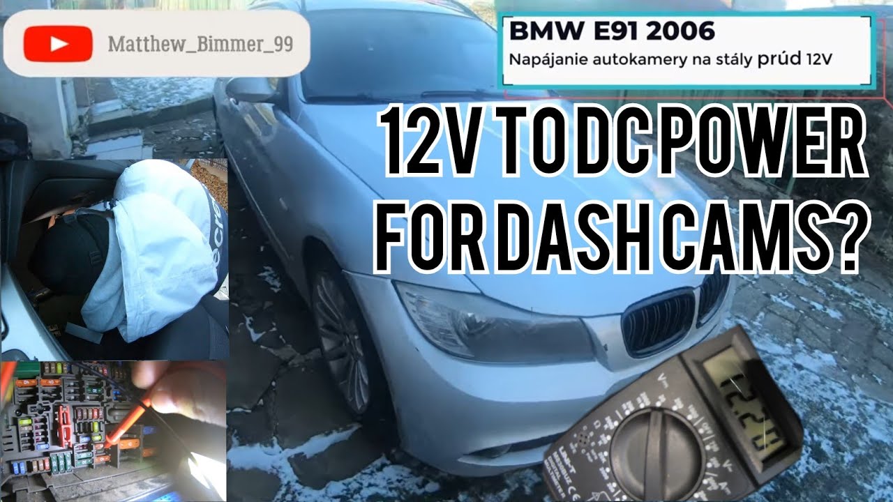 BMW E91 How to connect 12V ! (staly prud 12V?)