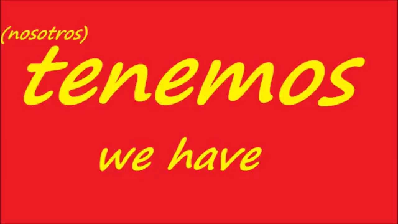 ♫ Tener Conjugation Song ♫ Spanish Conjugation ♫ Learn Spanish ♫