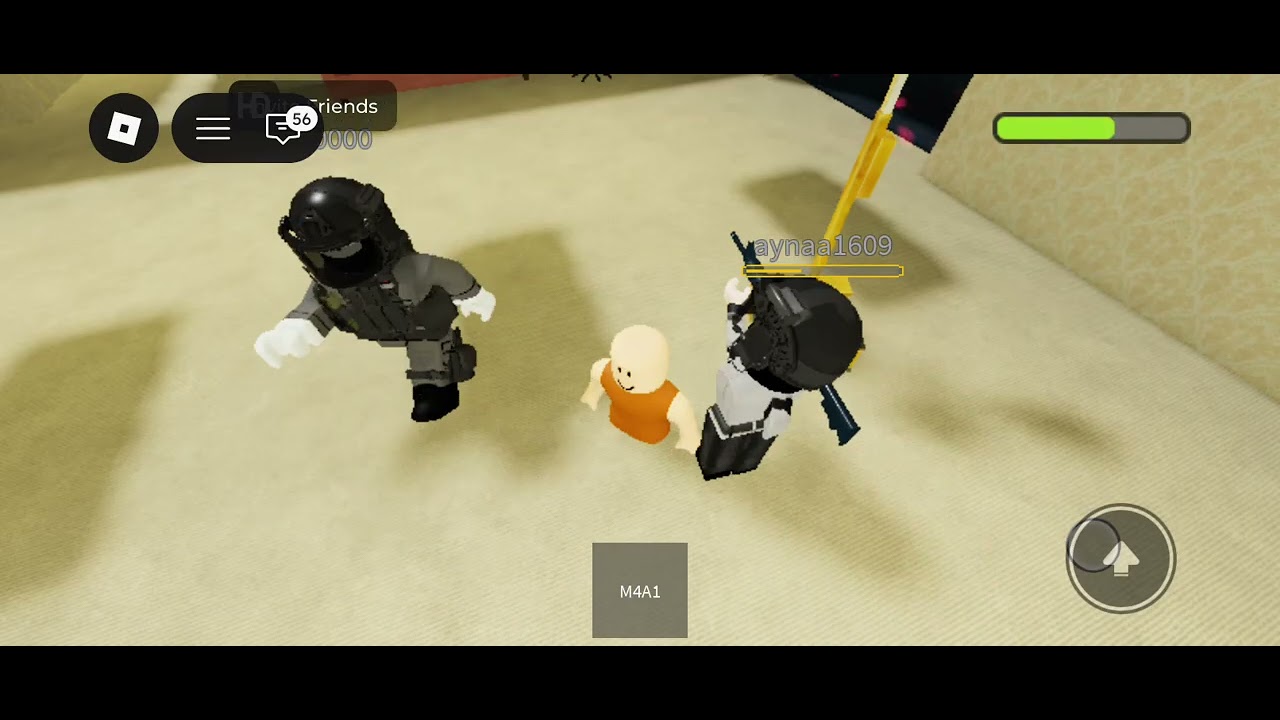 Playing roblox with players to kill all the monsters ( scp in the backrooms)