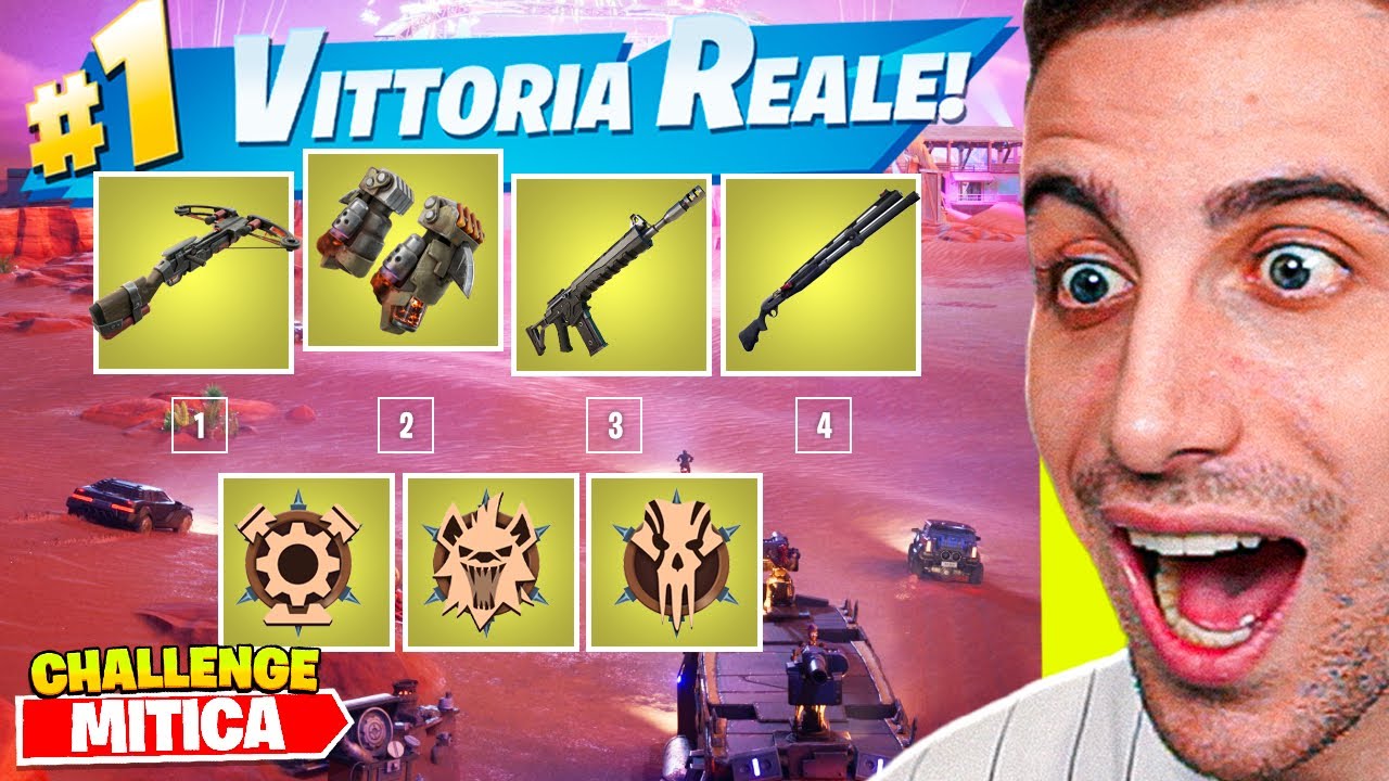 Prendo TUTTI i NUOVI MEDAGLIONI e TUTTE le Armi MITICHE e VINCO! Stagione 3 Capitolo 5 Fortnite ITA!