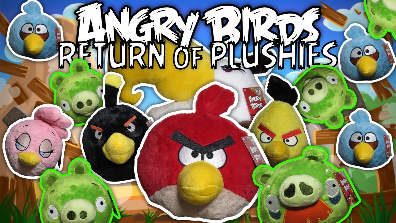 Набор игрушек Mighty Mojo - Мягкая игрушка Angry Birds
