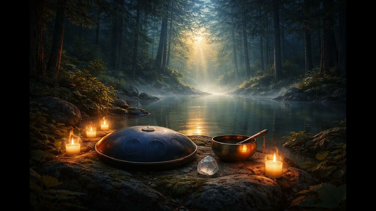 This Handpan Music Will Put You to Sleep in Minutes 🌙 Deep Healing 432Hz + 528Hz