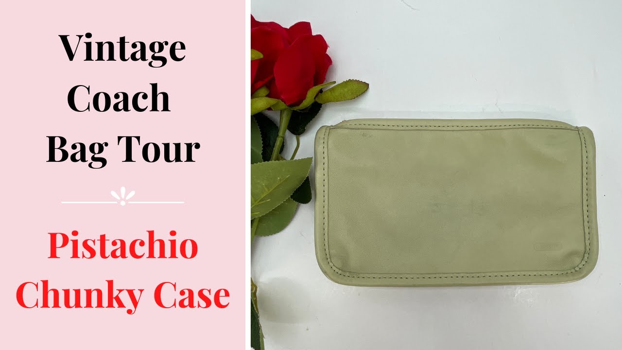 Vintage Coach Bag Tour | Pistachio Green Chunky Case | Cristina Moda Vintage Shop