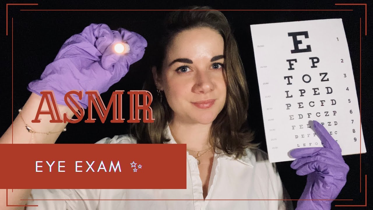 ASMR | ☆ Role-play - Eye exam ☆ | close-up, light, color test, latex gloves ETC. | Dutch | ASMaRja