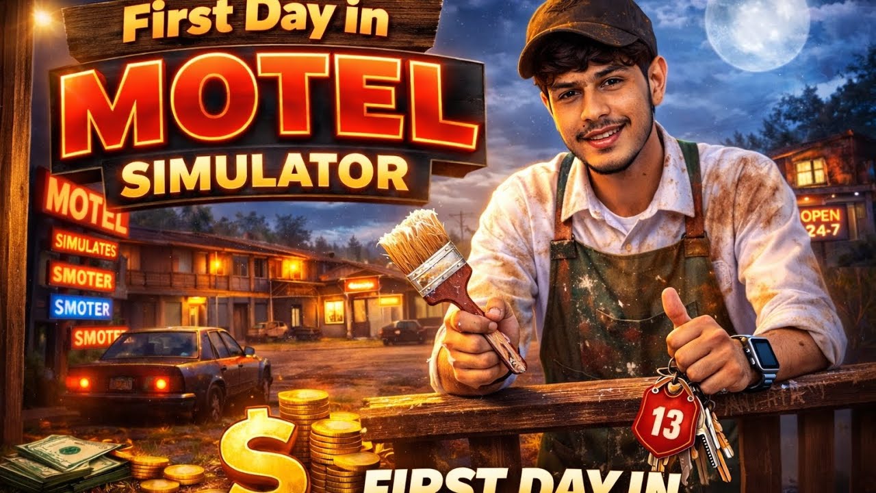 FIRST DAY in MOTEL SIMULATOR 😱 | Starting My Motel Journey 🏨 | Gameplay #1 