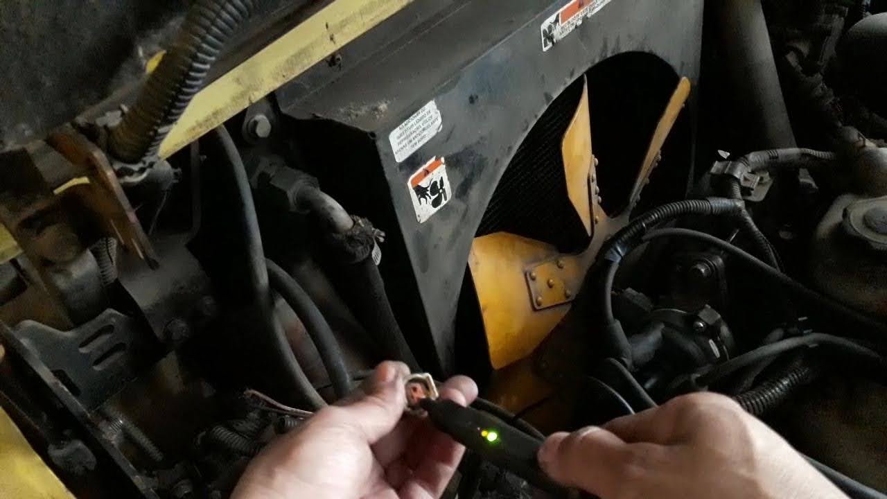 empilhadeira hyster fortis não da  centelha, teste de bobina , corrente e pulso.