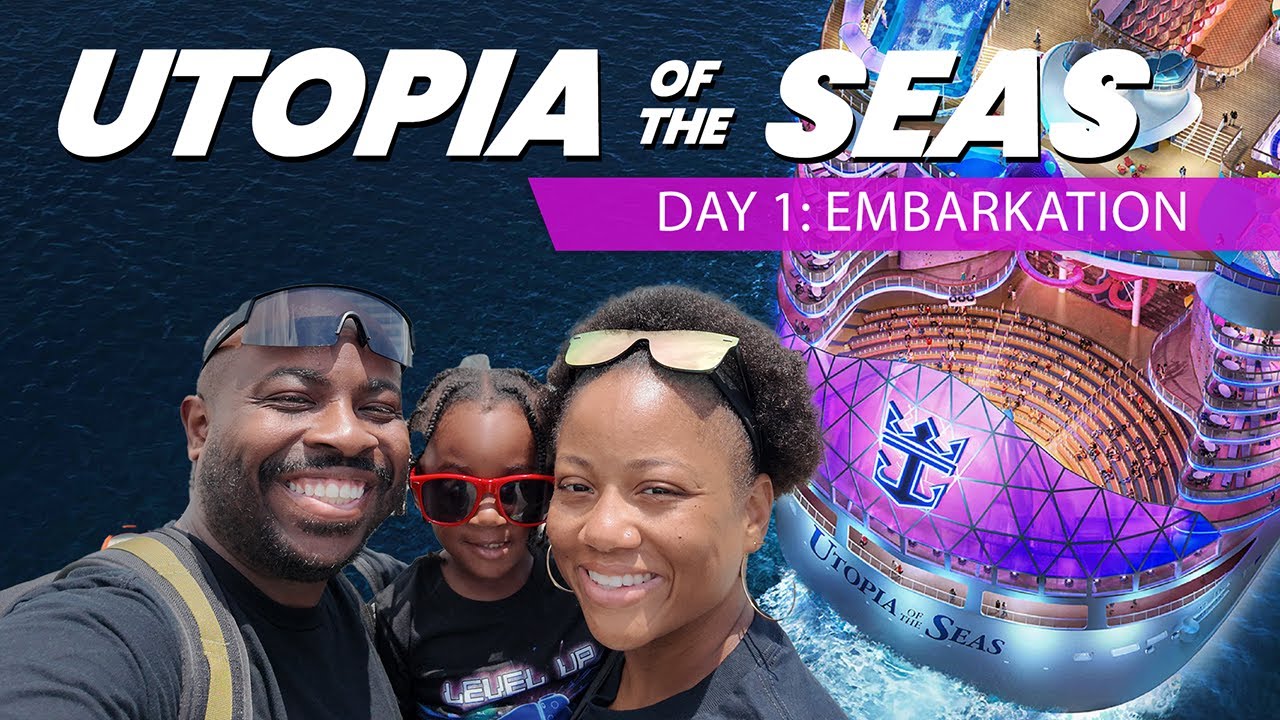 2025 Utopia of the Seas Cruise Vlog | Day 1 - Embarkation | The Rice Residence