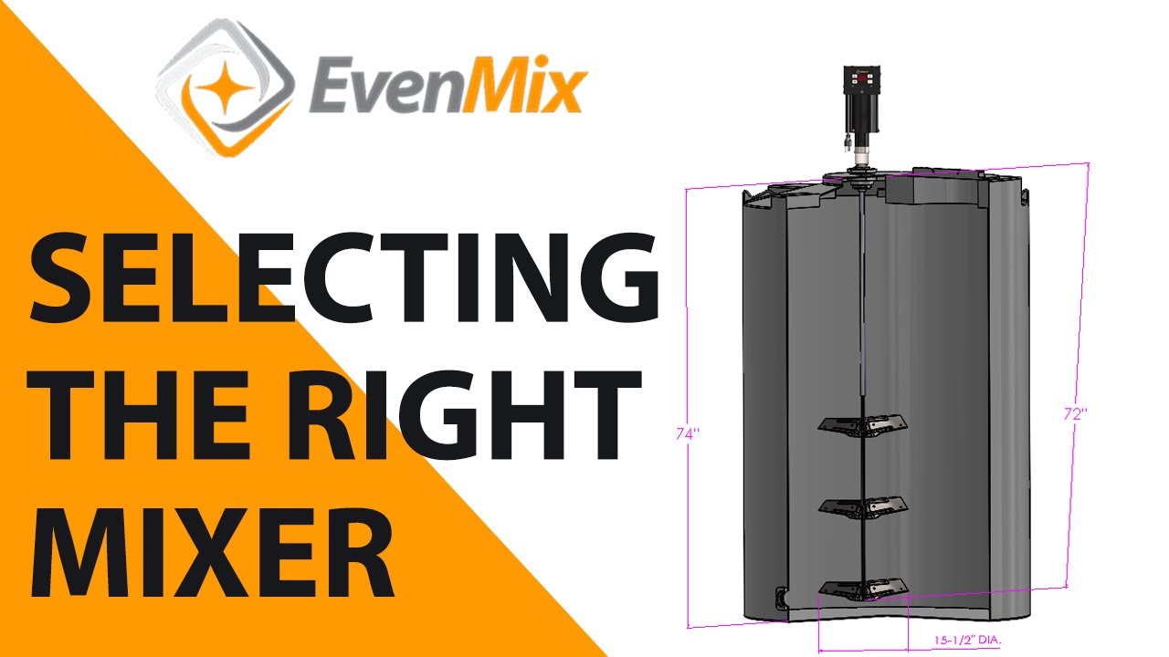 Even Mix™ – Selecting the Right Mixer