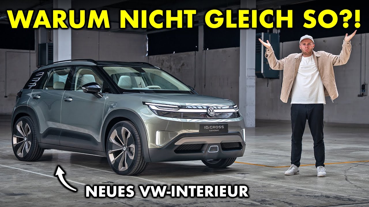 Das ist der elektrische T-Cross! | VW ID. Cross Concept (SUV) | @maltedrivescars