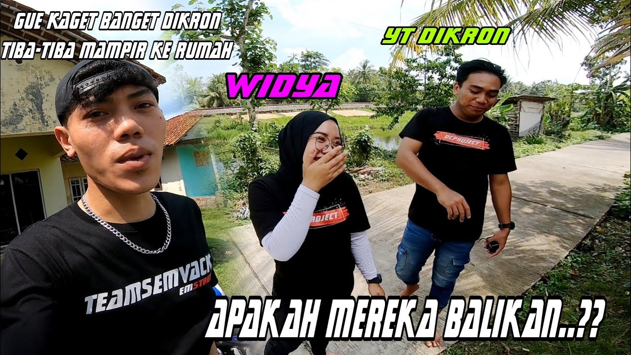 DIKRON MAMPIR KE TEMPAT EMON MV SAMA MANTANYA ..!!