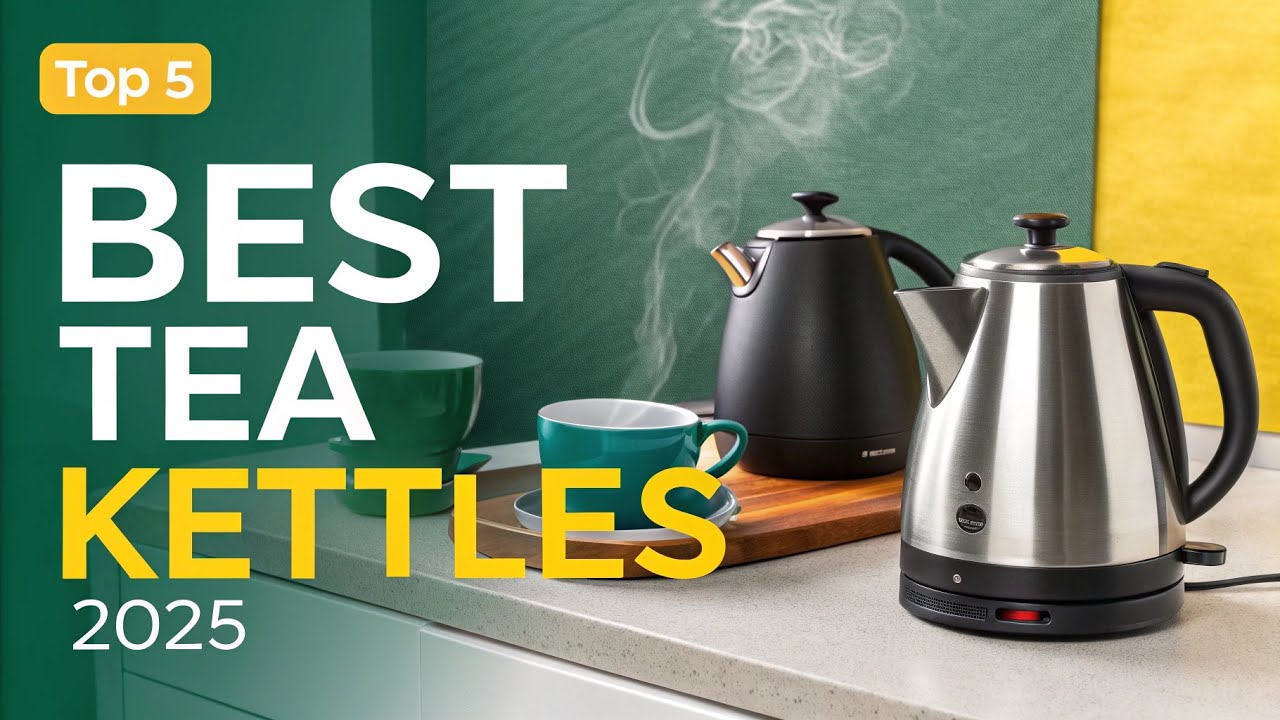 **Top 5 Best Tea Kettles of 2025 | Electric & Stovetop Kettles Reviewed!