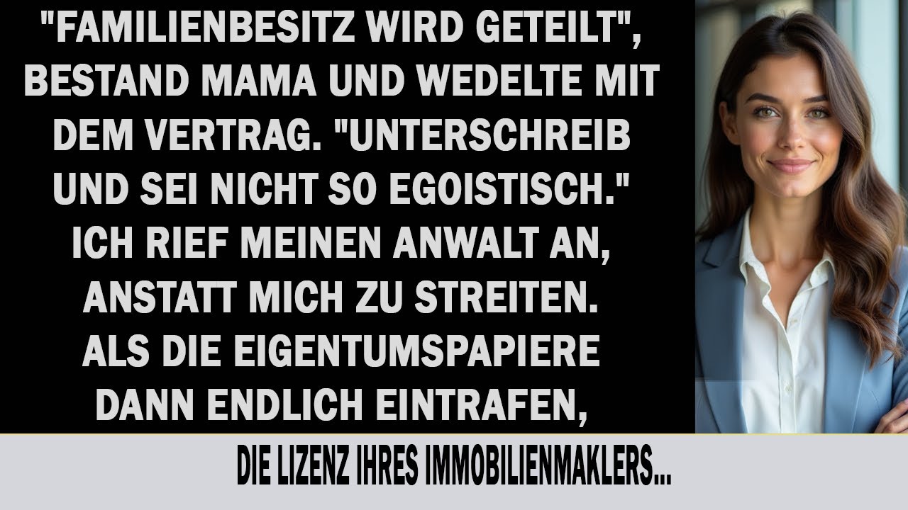 Meine Eltern setzten mein Haus zum Verkauf… bis die Eigentümerprüfung alles enthüllte.