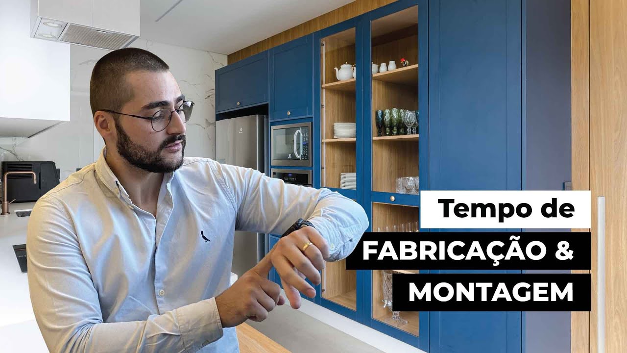TEMPO DE FABRICAÇÃO E MONTAGEM DOS MÓVEIS PLANEJADOS