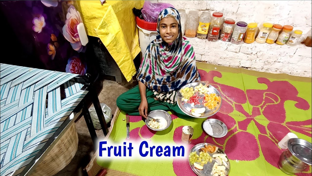 Fruit Cream Banaya 😃