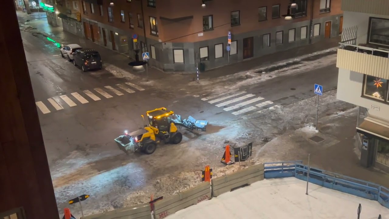 Svevia utför servicegata 29 december 2023