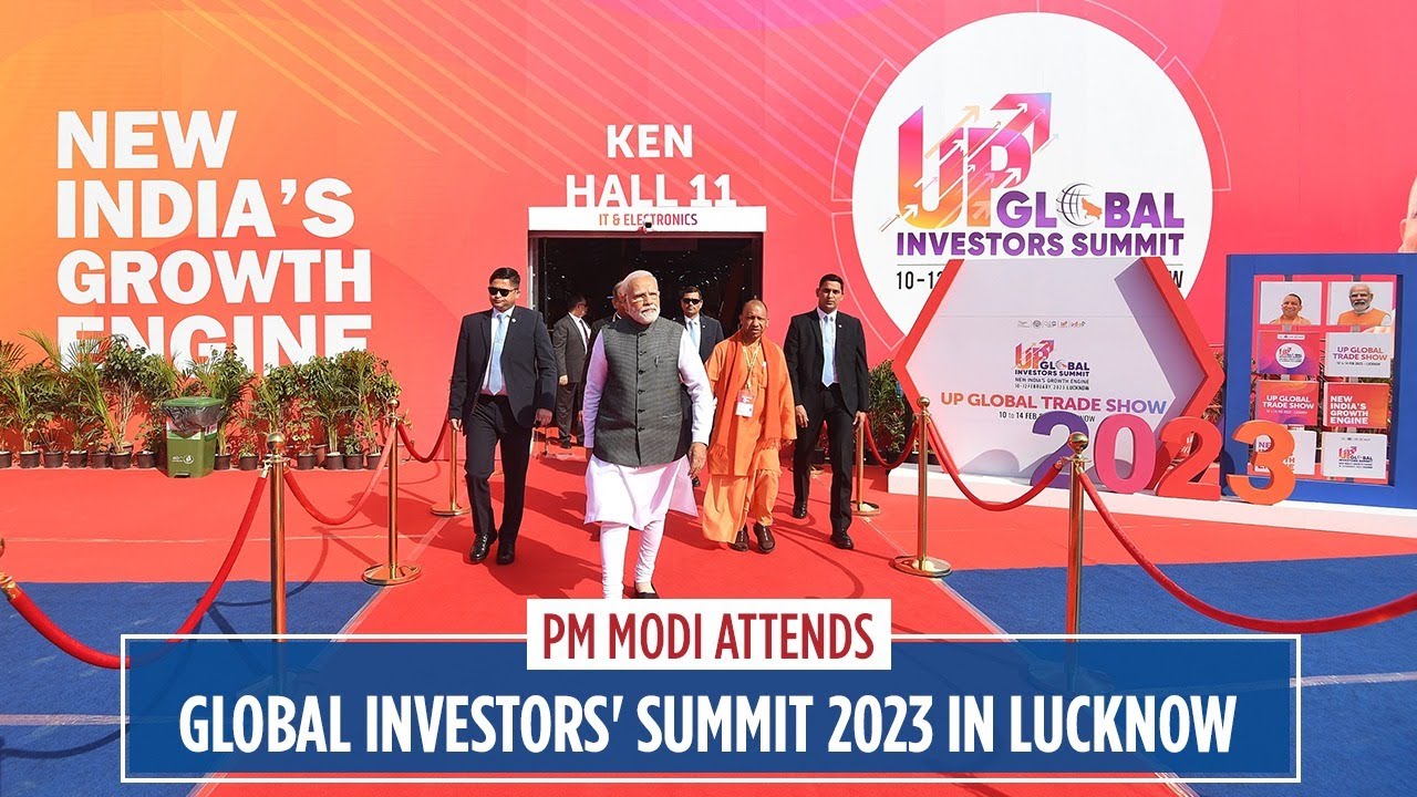 PM Modi attends Global Investors' Summit 2023 in Lucknow
