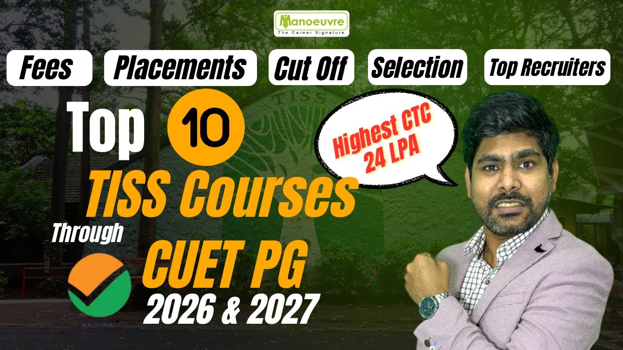 Top 10 TISS Courses Through CUET PG (COQP11 & COQP12) 2026 & 2027 | Fees | Placements | Cut Off