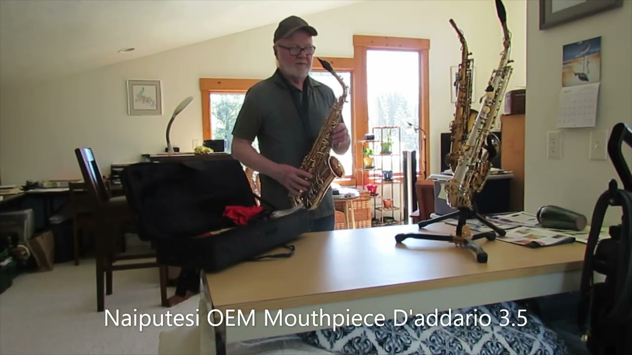 Demo of 2 China Alto Saxes. Naiputesi NAS900. WO37 