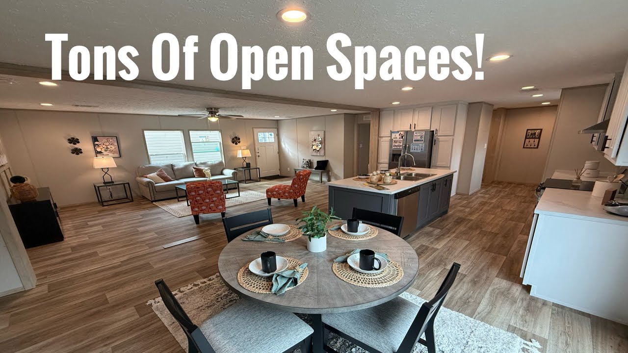 Spacious Doublewide Manufactured Home Tour – Modern Design Reveal!
