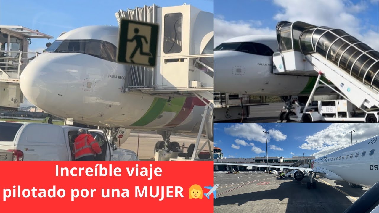 Vuelo PILOTADO por una MUJER Aeropuerto Cristiano Ronaldo 🇵🇹 14..01.2026