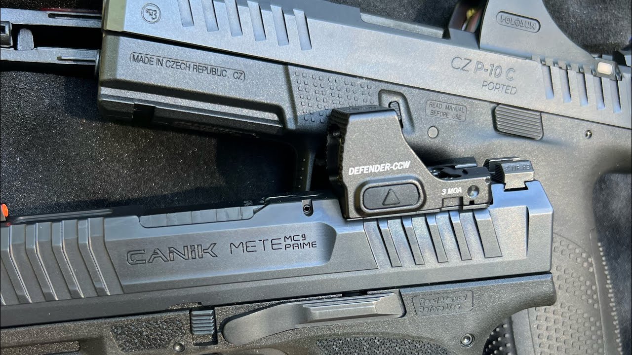 Canik MC9 Prime v/s CZ P-10C Ported: Easy win!!
