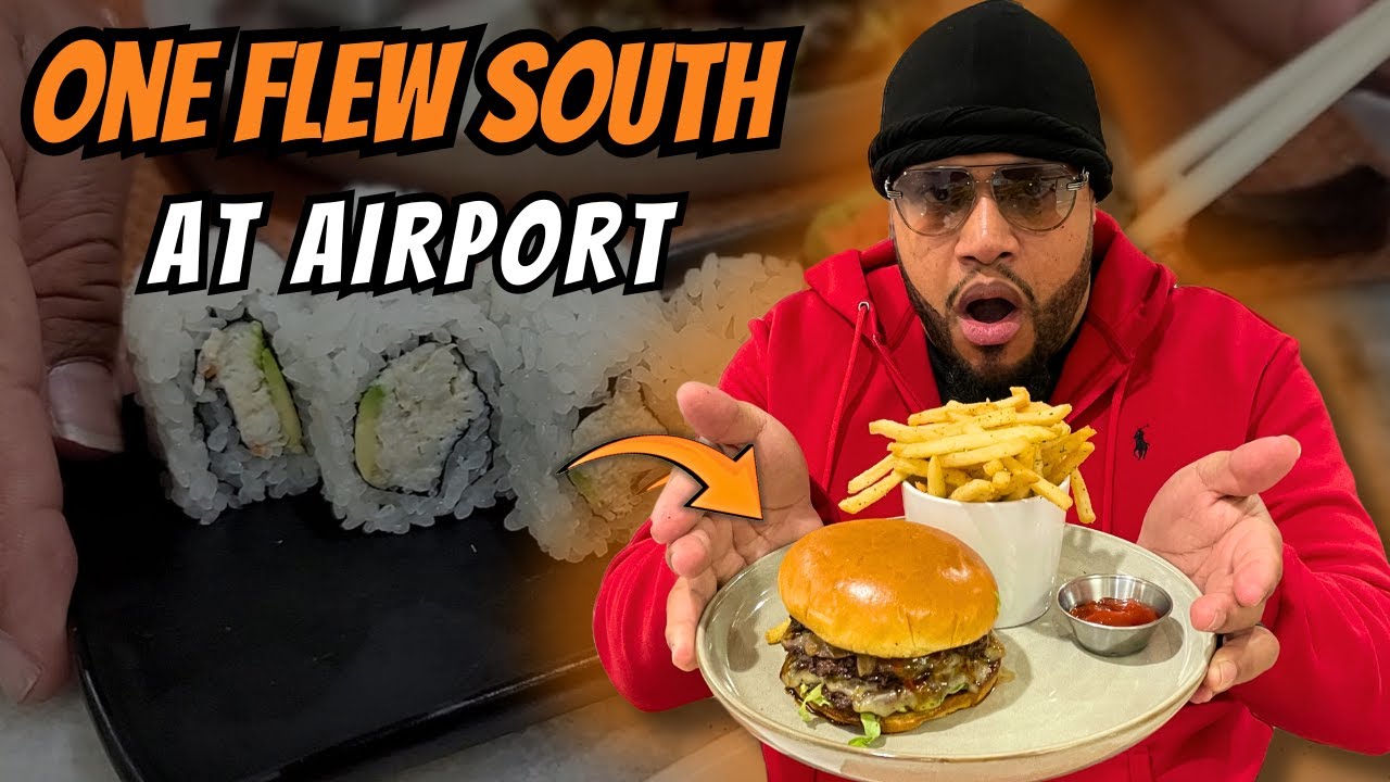 🍽️✈️ Best Restaurants at Atlanta Airport | One Flew South Review 😋