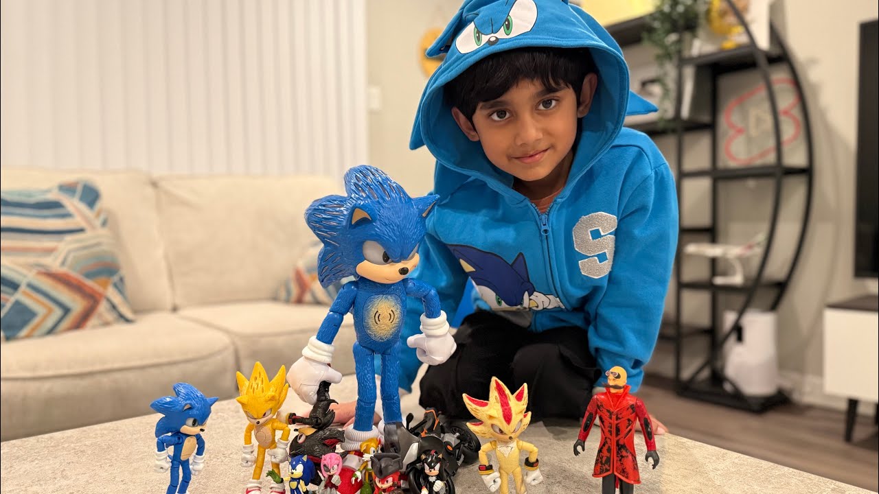 Unboxing Sonic 3 Movie Action Figures @AbdulRahmankAdventures