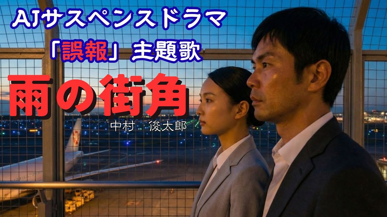 AIサスペンスショートドラマ「誤報」の主題歌「雨の街角」　ドラマ本編は説明欄のリンクから。