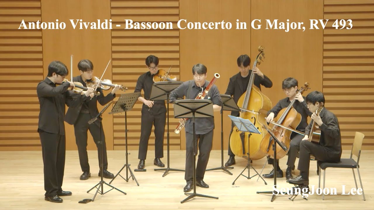 Vivaldi - Bassoon Concerto in G Major, RV 493 / SeungJoon Lee