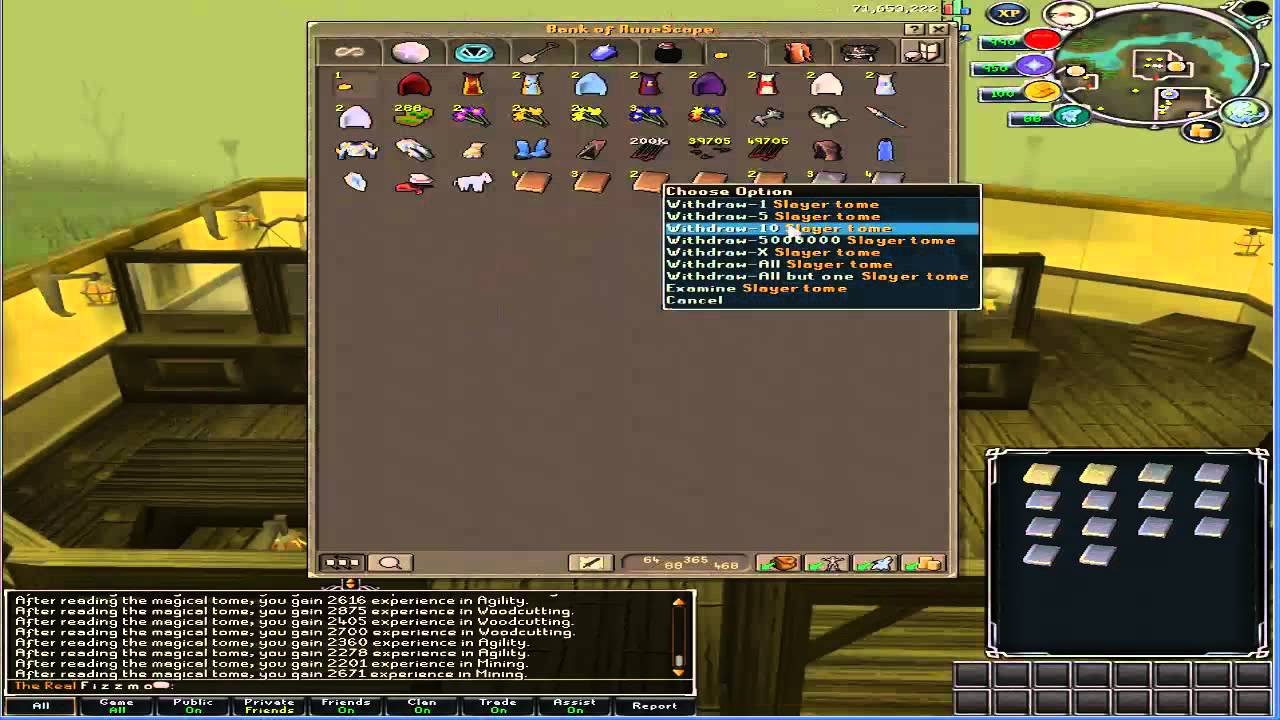 Runescape - Opening 61 xp tomes from Temple Trekking