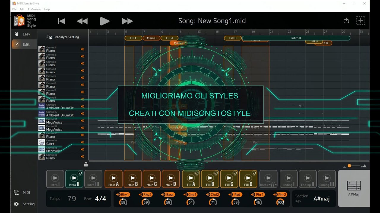 Miglioriamo le Songstyle con MidiSongToStyle Parte4°