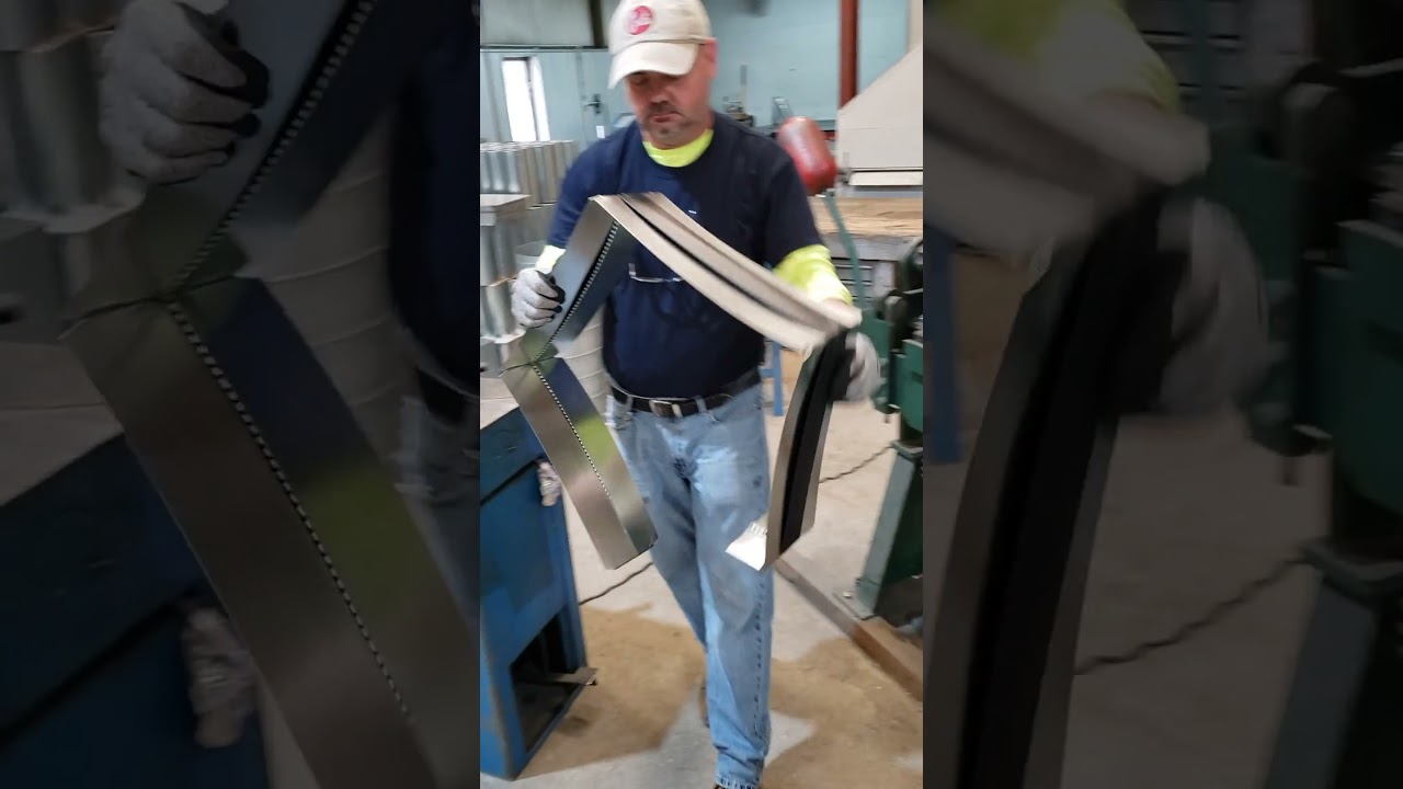How to make a Flexible Duct Connector fitting for Slip and Drive duct
