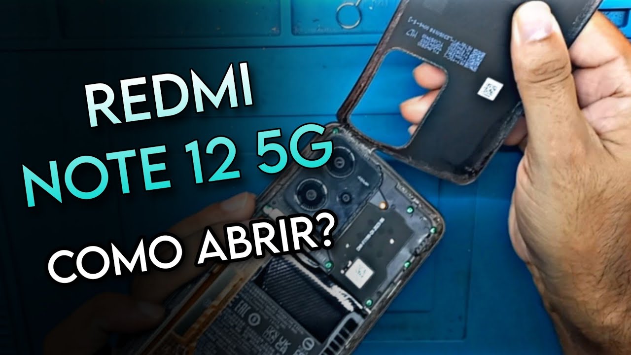Abrindo Redmi Note 12 5g Para Fazer Troca de Tela (Assista antes de Abrir)