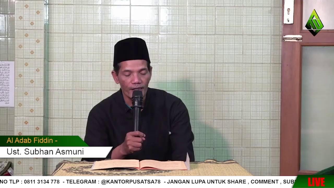 Pengajian Ramadhan - Al Adab Fiddin - (19-Ramadhan 1447H)