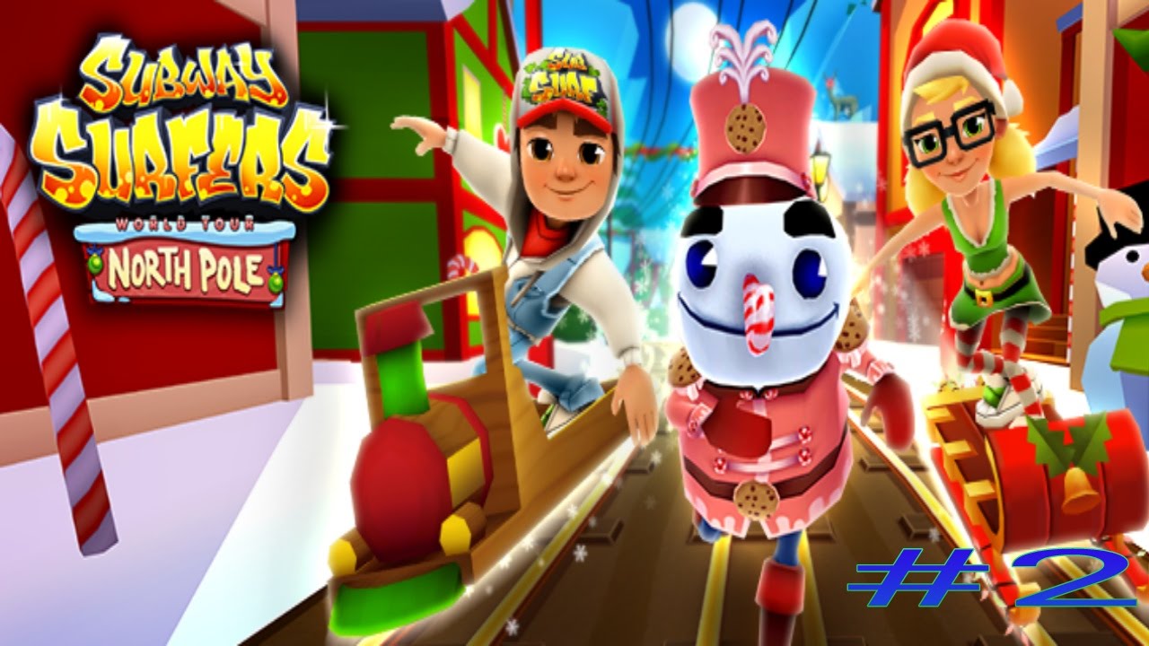 Subway Surfers North Pole iPad Gameplay #2