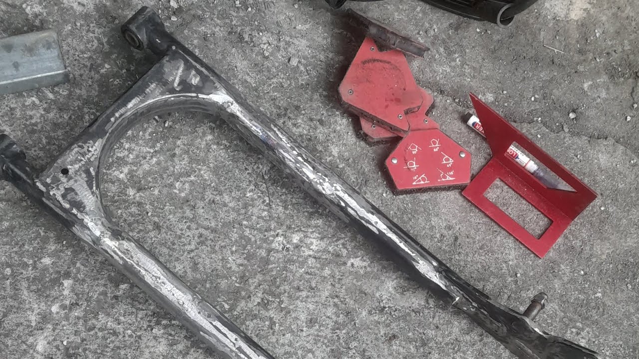 Honda TMX 125 Alpha/ CG125 swingarm extension +4 inches.