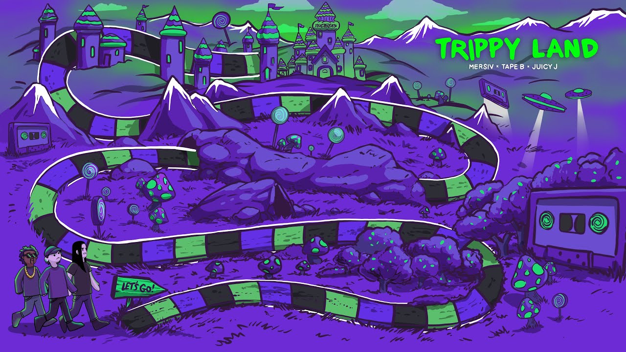 Mersiv x Tape B x Juicy J - Trippy Land // Music Video