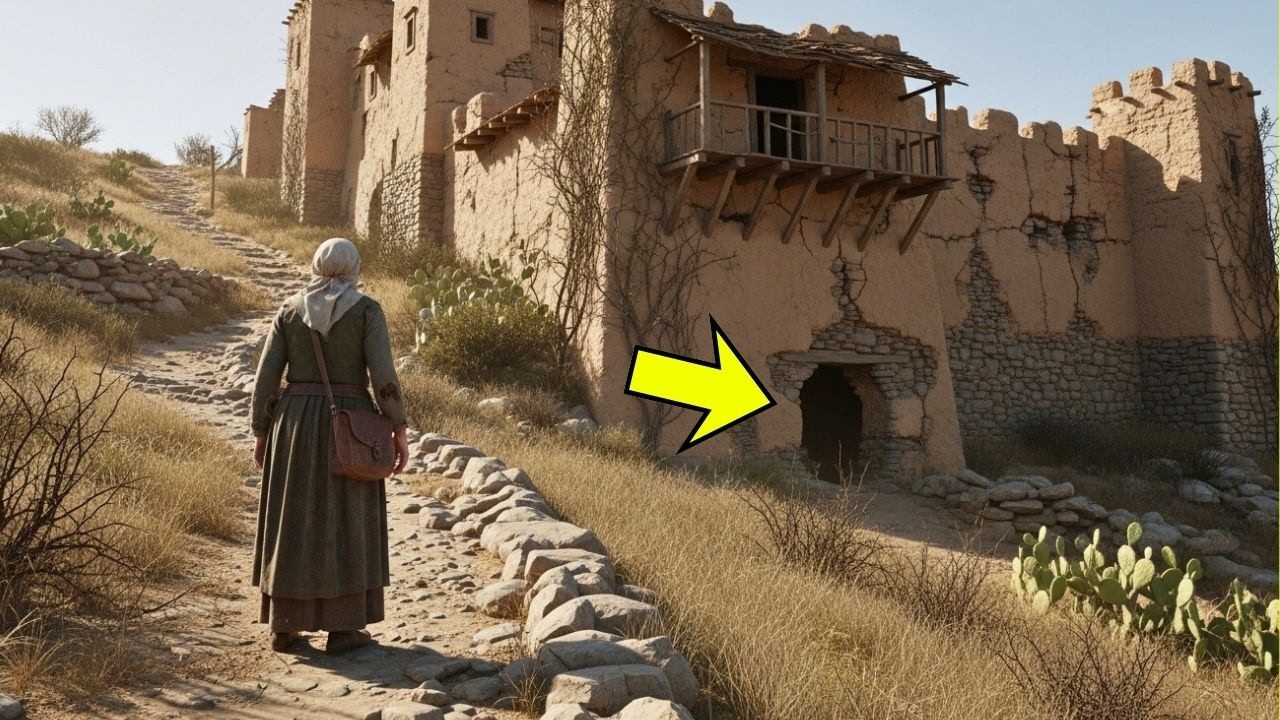 VIUDA ANCIANA heredó un CASTILLO DE BARRO abandonado en las montañas, lo que ENCONTRÓ la salvó...