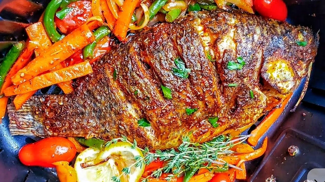 Аппетитный рецепт жареной тилапии. Вкуснейшее африканское блюдо.