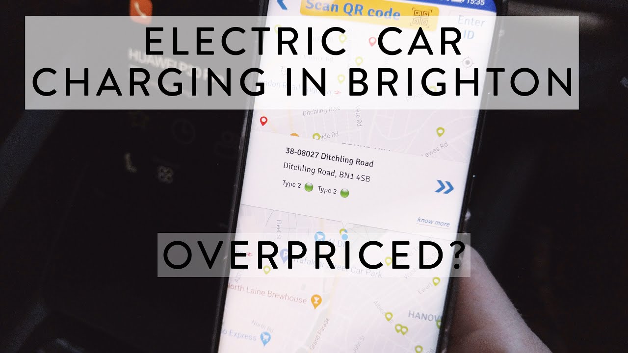 Electric car charging Brighton - Using an Electric Blue charger with Polestar 2