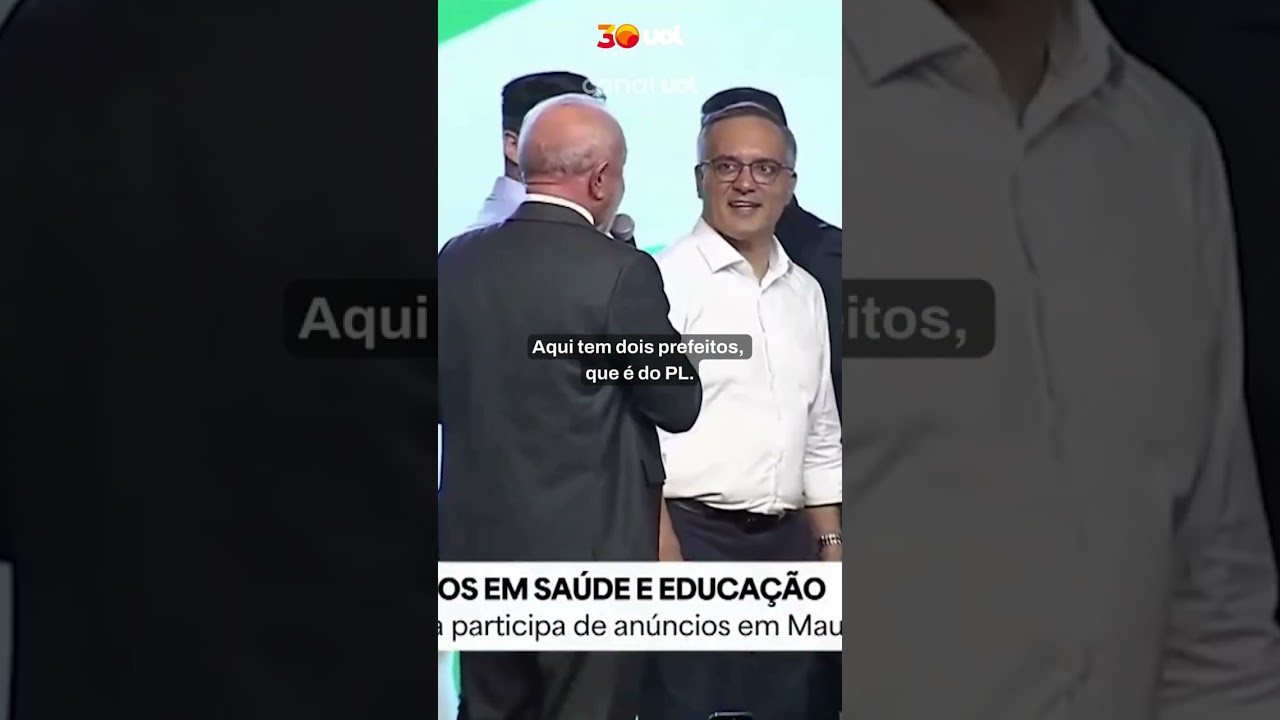 Lula com prefeitos do PL: presidente brinca que Valdemar 'vai bater neles' durante evento em Mau&aacute;
