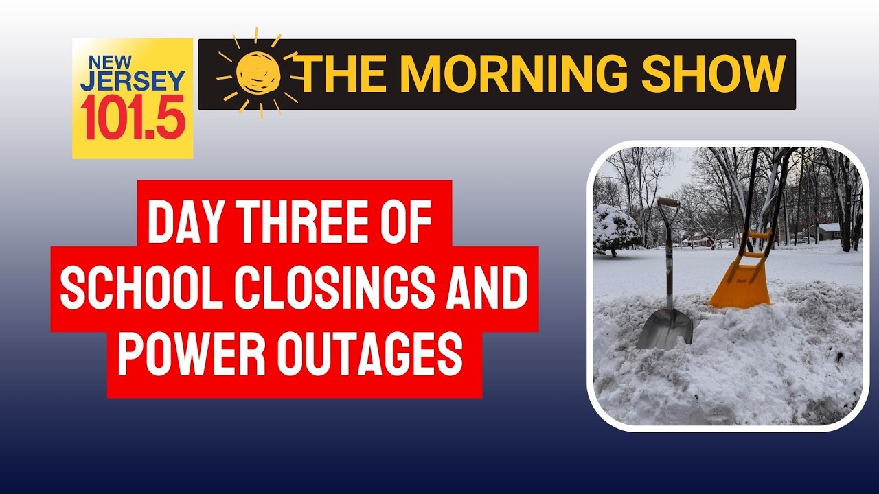 Blizzard of '26: Day three of school closings and power outages in New Jersey.