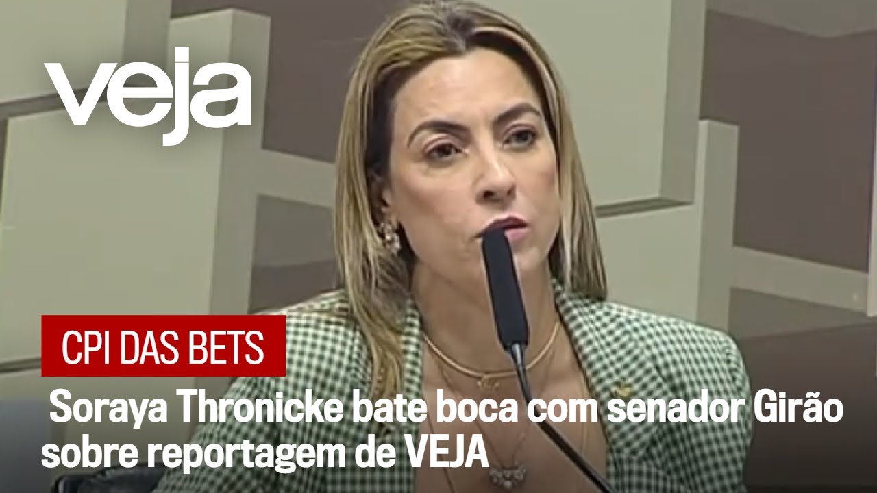 Soraya Thronicke bate boca com senador Girão sobre reportagem de VEJA durante CPI das Bets