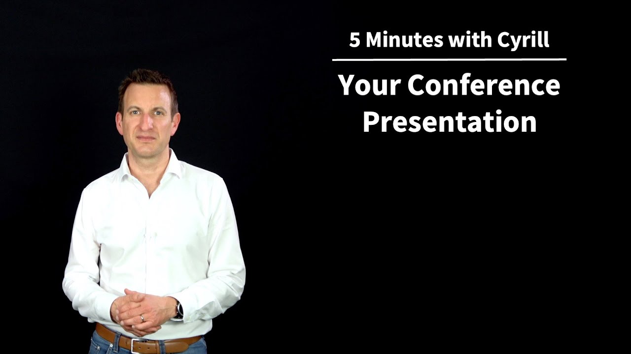 Tips for Your First Conference Talk - 5 Minutes with Cyrill