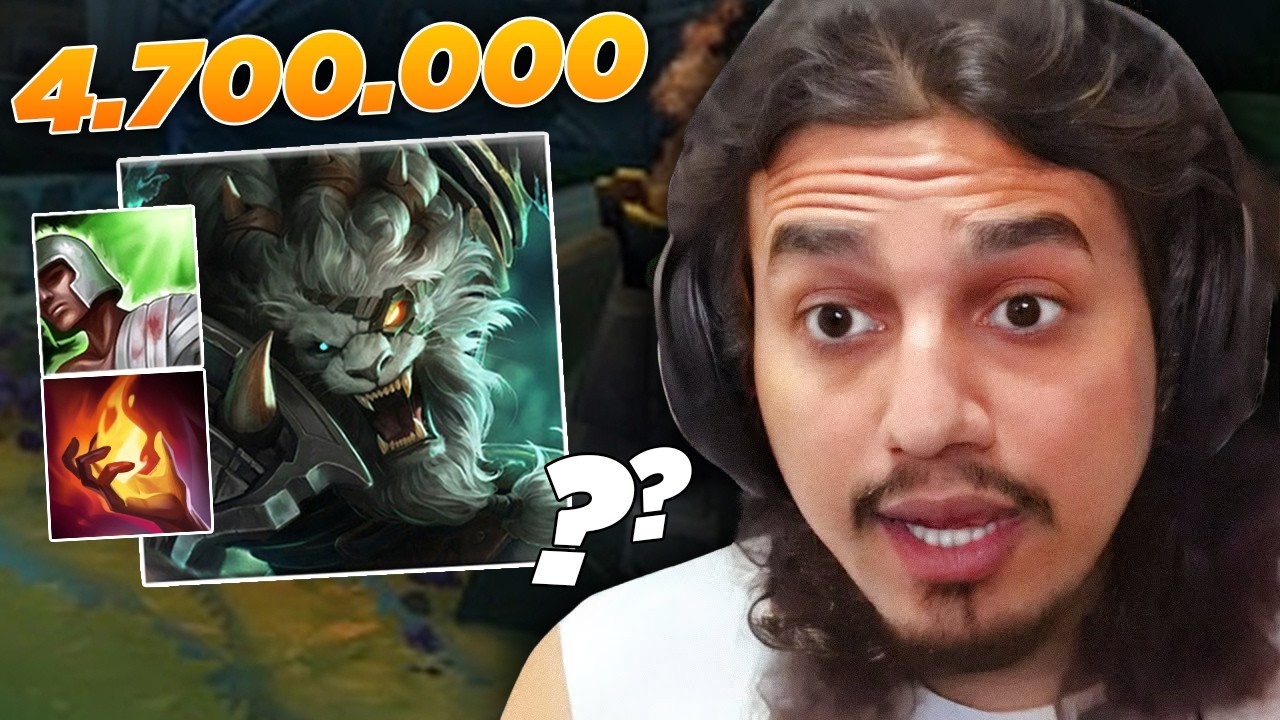 ANALISEI O MONO RENGAR ADC QUE JOGA DE CURAR E IGNITE
