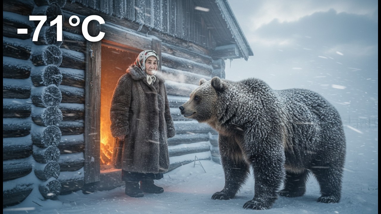 The Bear She Raised as a Cub Returned Pregnant to Her Door Years Later in -71°C Siberia